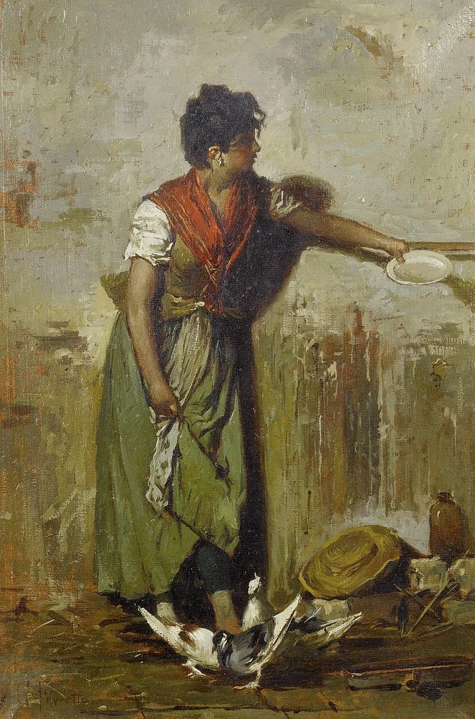Dare da mangiare ai piccioni